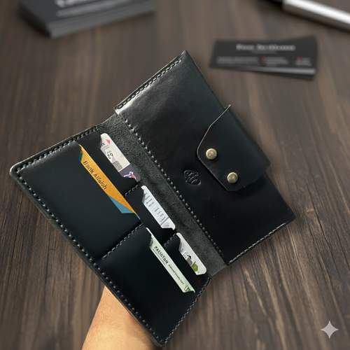 Phone, Card & Cash Leather Wallet