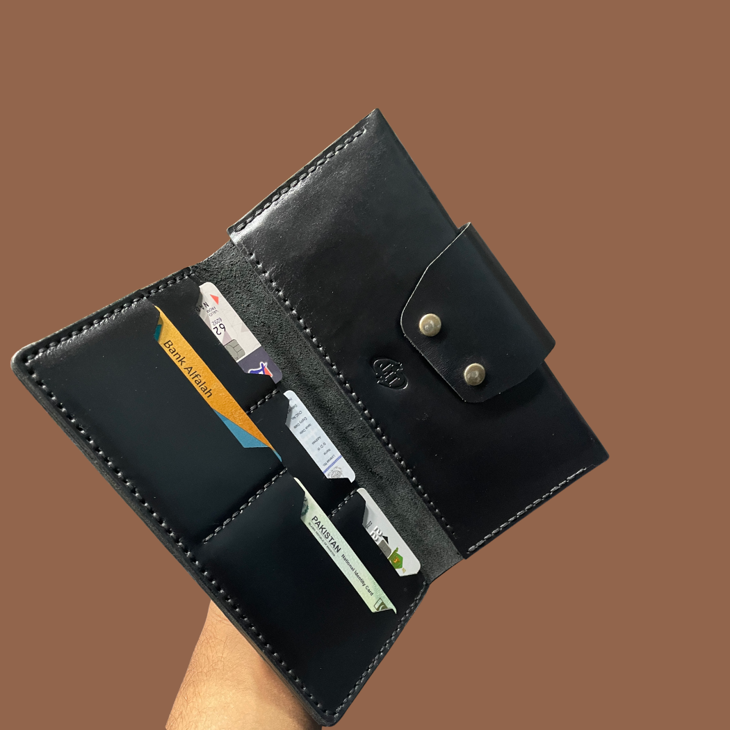 Phone, Card & Cash Leather Wallet