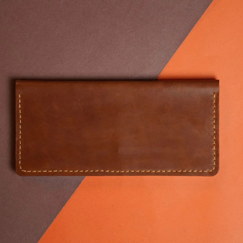 Long Handmade Leather Wallet