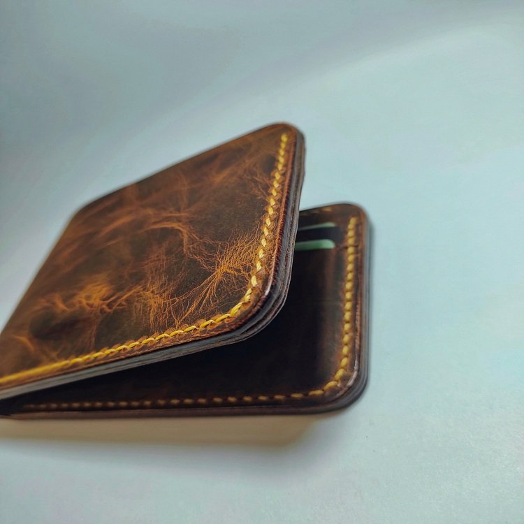 handmade leather wallets